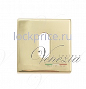 Картинка Накладка под ключ буратино на квадратном основании Fratelli Cattini KEY 8-OLV полированная лат 2 шт.